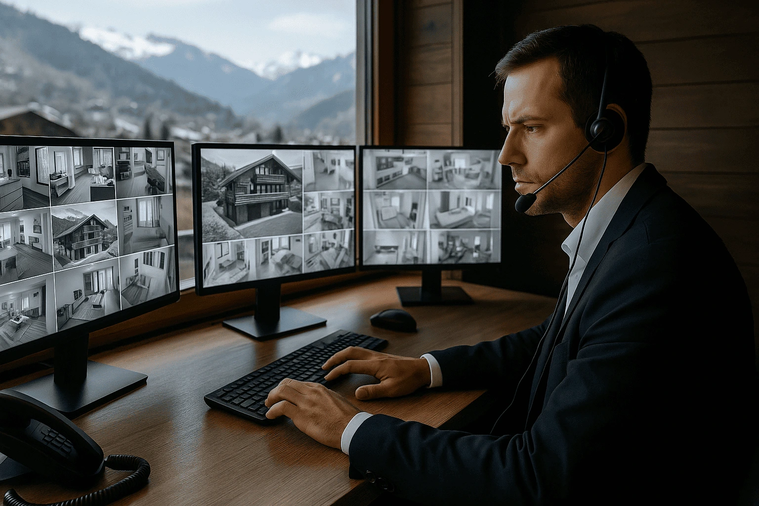 Télésurveillance - services de sécurité